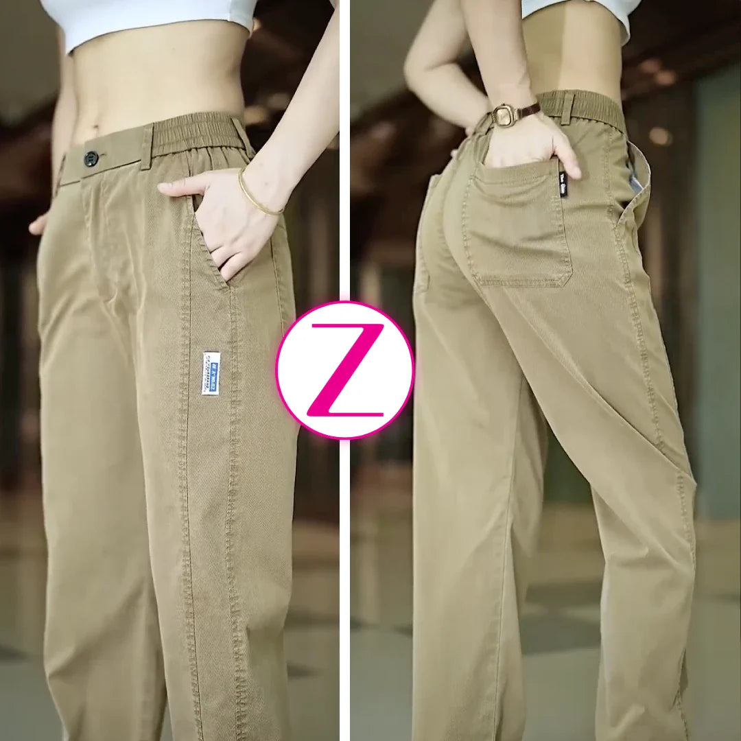 [Pague 2, Leve 5] Calça Feminina Aurora em Malha de Seda Gelo e Poliéster (Sua Nova Peça Favorita!)