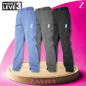 [Pague 2, Leve 5] Calça Feminina Aurora em Malha de Seda Gelo e Poliéster (Sua Nova Peça Favorita!)